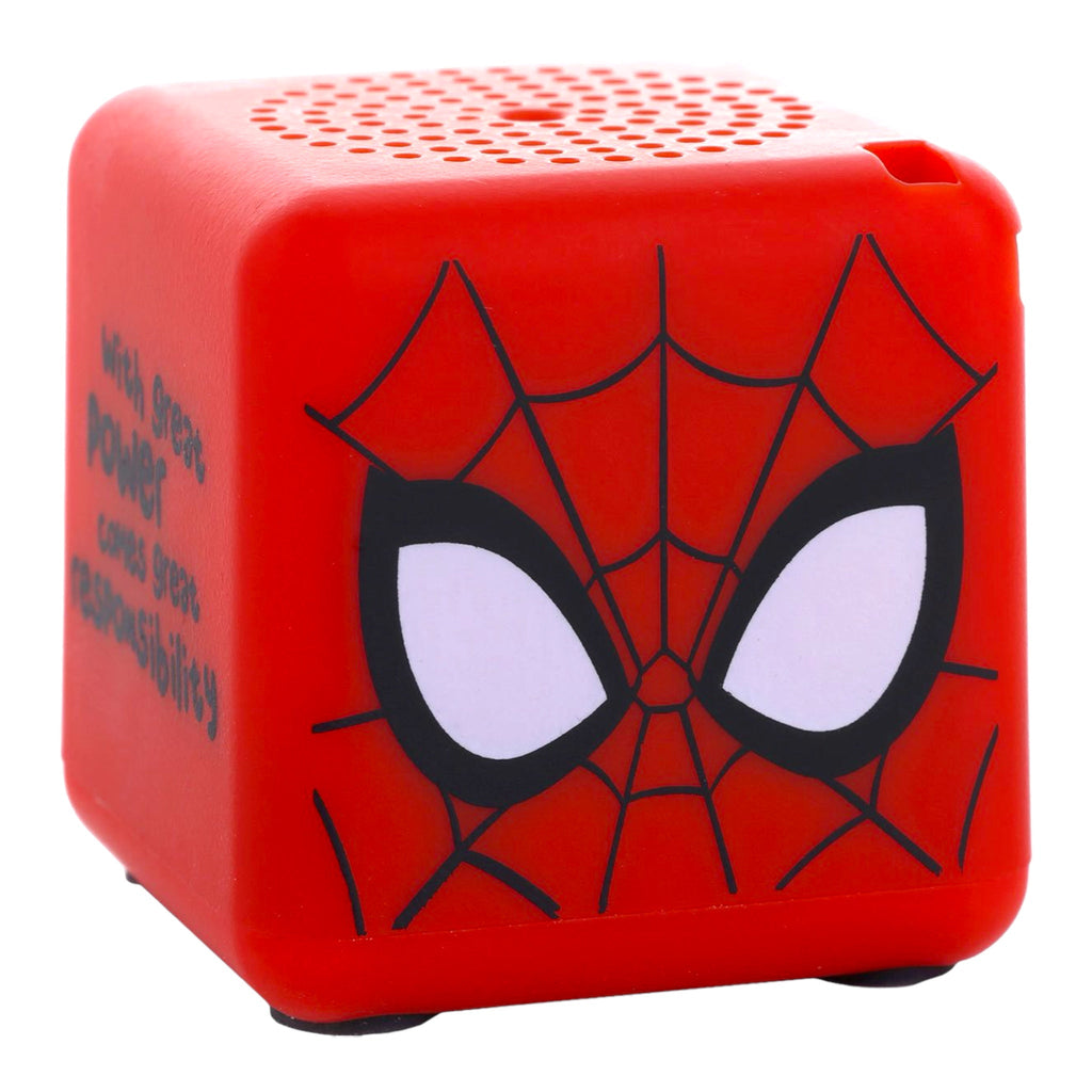 Spider-Man Web Face Square Bitty Bluetooth Mini-Speaker - PRE ORDER - Deep Nerdd