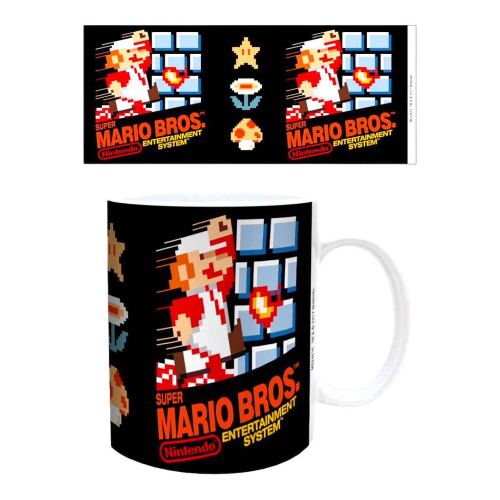 Pyramid Ameri Mugs Super Mario Bros. NES Cover 11oz. Mug Deep Nerdd