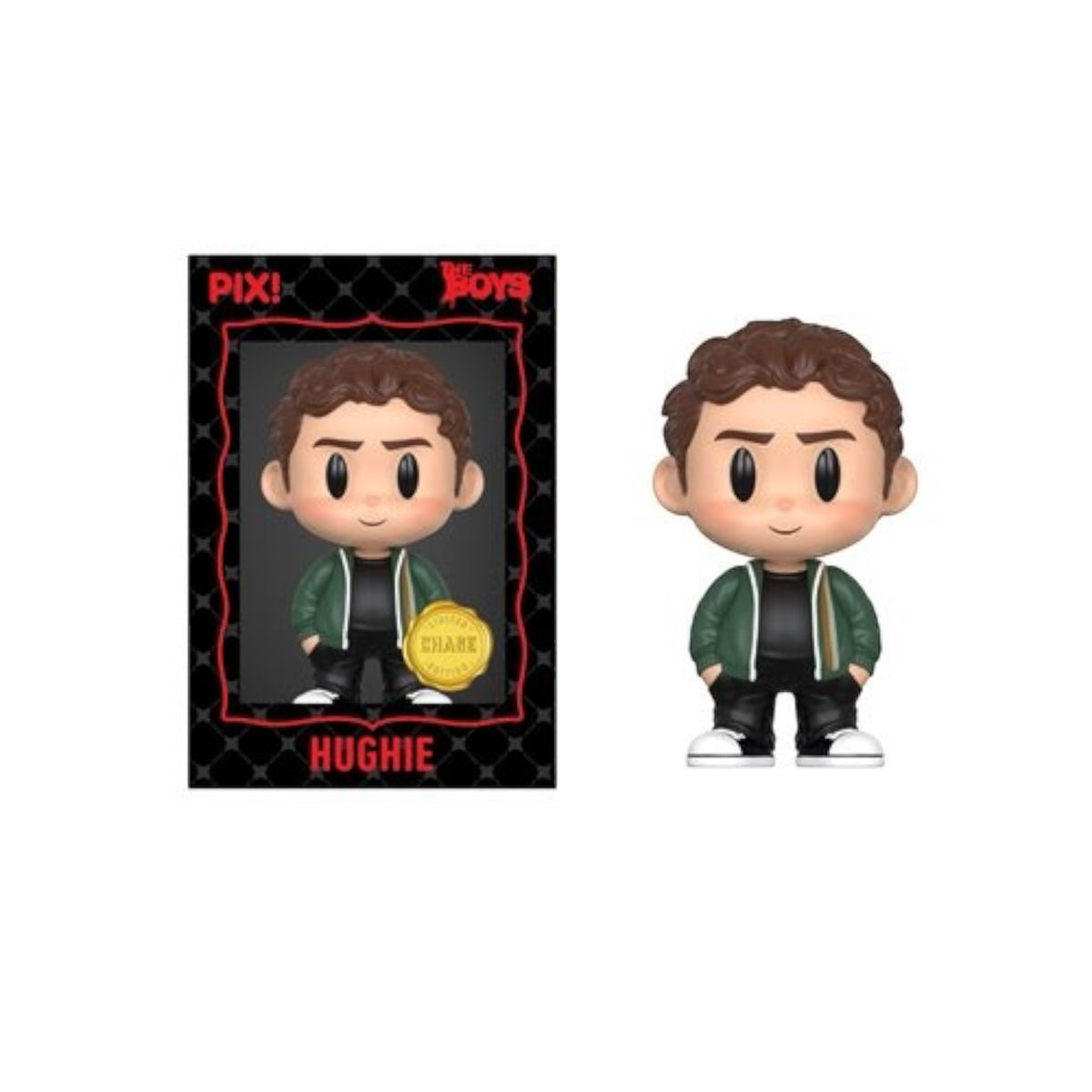 ThrillJoy The Boys Billy Butcher Pix! vinyl figure on display, featuring detailed design and collectible quality.