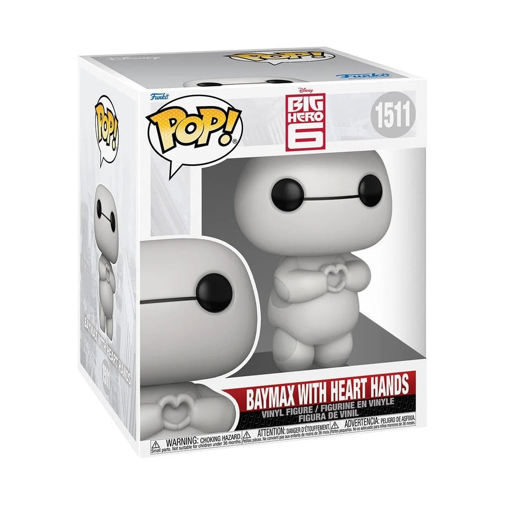 Funko Funko Big Hero 6 Baymax with Heart Hands Super 6-Inch Pop! Vinyl Figure - PRE ORDER Deep Nerdd