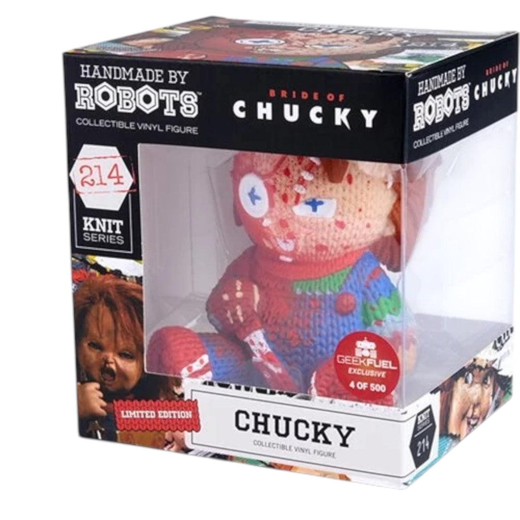 Bride of Chucky Chucky #214 Limited Edition Bloody 5 Inch Handmade By Robots Vinyl Figure - PRE ORDER - Deep Nerdd