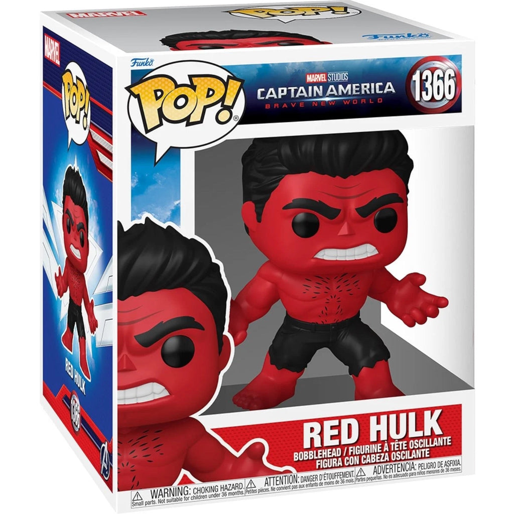 Captain America: Brave New World Red Hulk 6 - Inch Pop! Vinyl Figure - PRE ORDER - Deep Nerdd