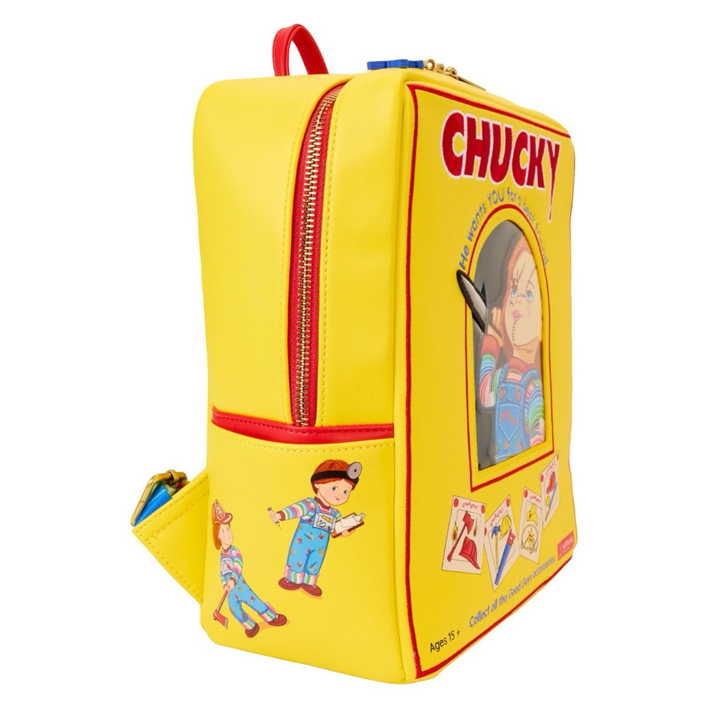 Loungefly Backpack Child's Play Chucky Good Guys Box Mini-Backpack Deep Nerdd