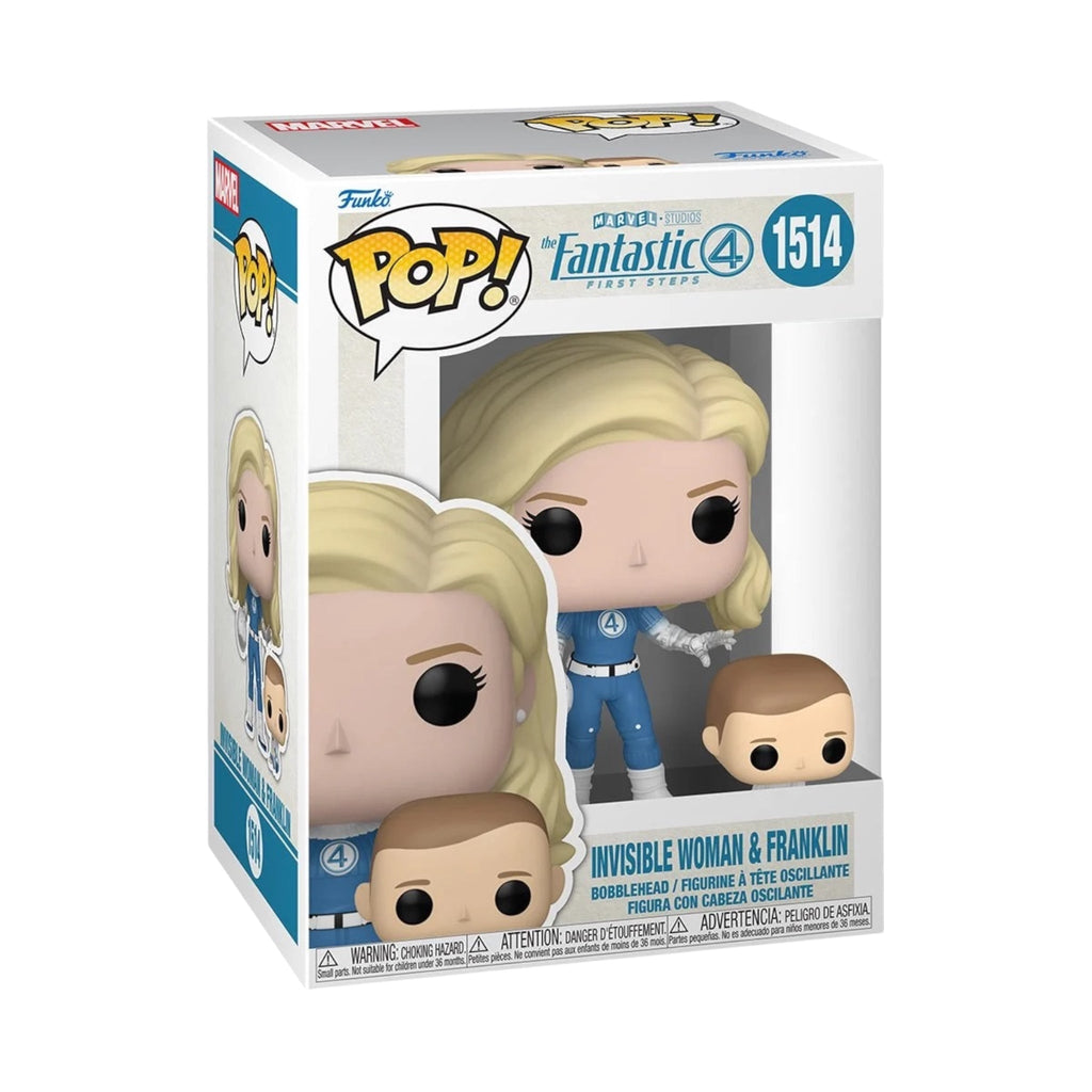 Fantastic Four: First Steps Invisible Woman and Franklin Pop! Vinyl Figures - PRE ORDER - Deep Nerdd