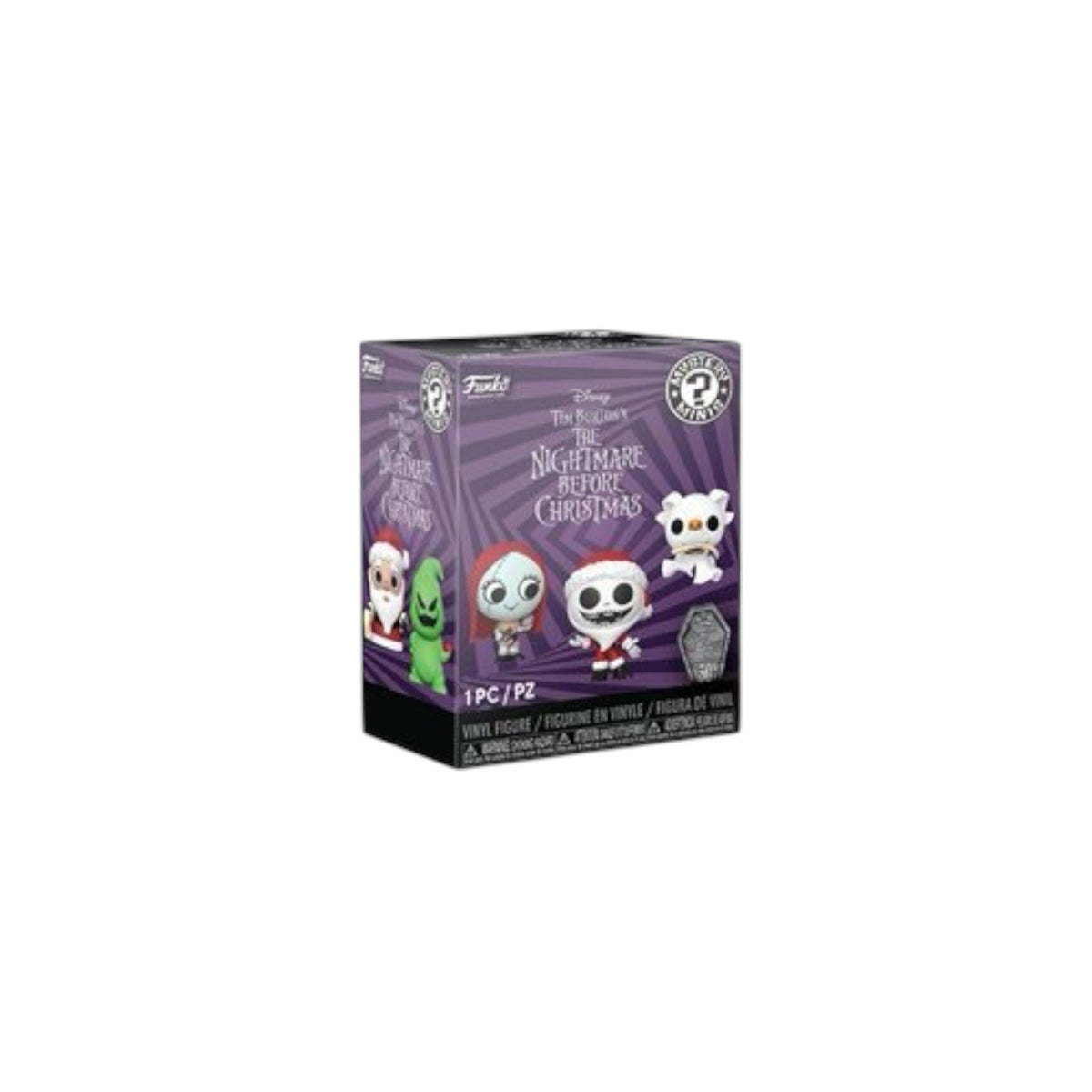 Funko Nightmare Before Christmas 30th Anniversary Mystery Minis featuring characters from the holiday-themed animated film.