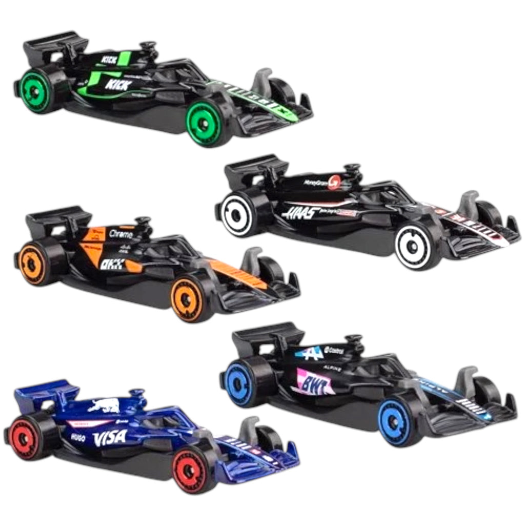 Hot Wheels Formula 1 Die - Cast Vehicles 5 - Pack - PRE ORDER - Deep Nerdd