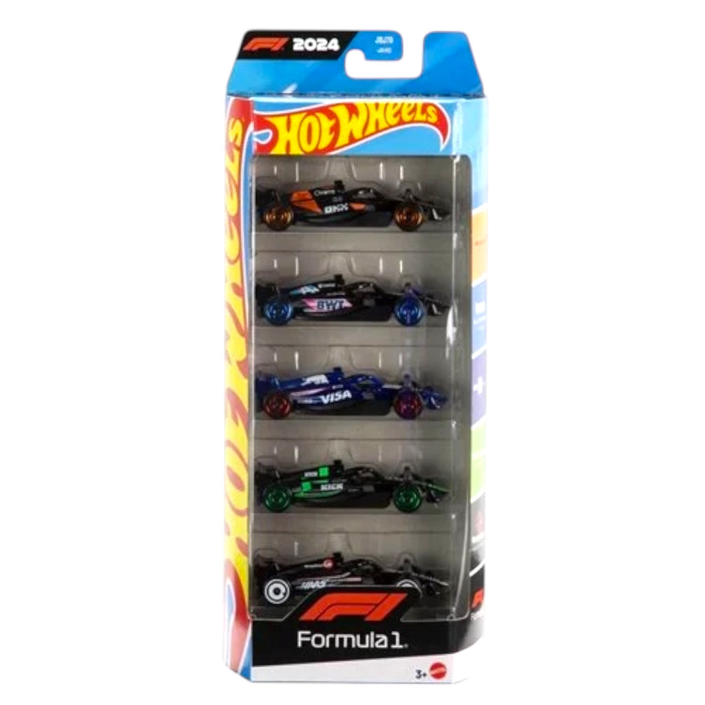 Hot Wheels Formula 1 Die - Cast Vehicles 5 - Pack - PRE ORDER - Deep Nerdd