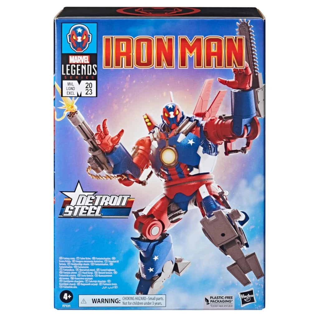 Hasbro Action Figure Iron Man Marvel Legends Detroit Steel 6-Inch Action Figure - PRE ORDER Deep Nerdd