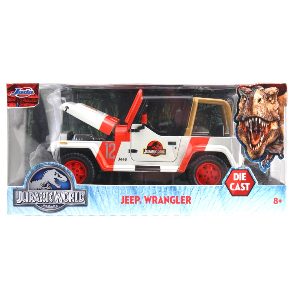 Jada toy cars Jurassic World '92 Jeep Wrangler 1:32 Vehicle Deep Nerdd