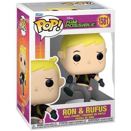 Kim Possible Ron & Rufus Funko Pop! Vinyl Figure #1581 - PRE ORDER - Deep Nerdd