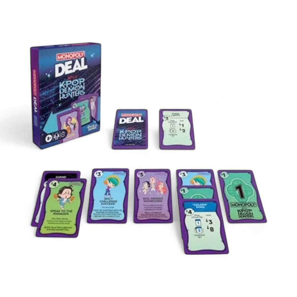 KPop Demon Hunters Monopoly Deal Card Game - PRE ORDER - Deep Nerdd