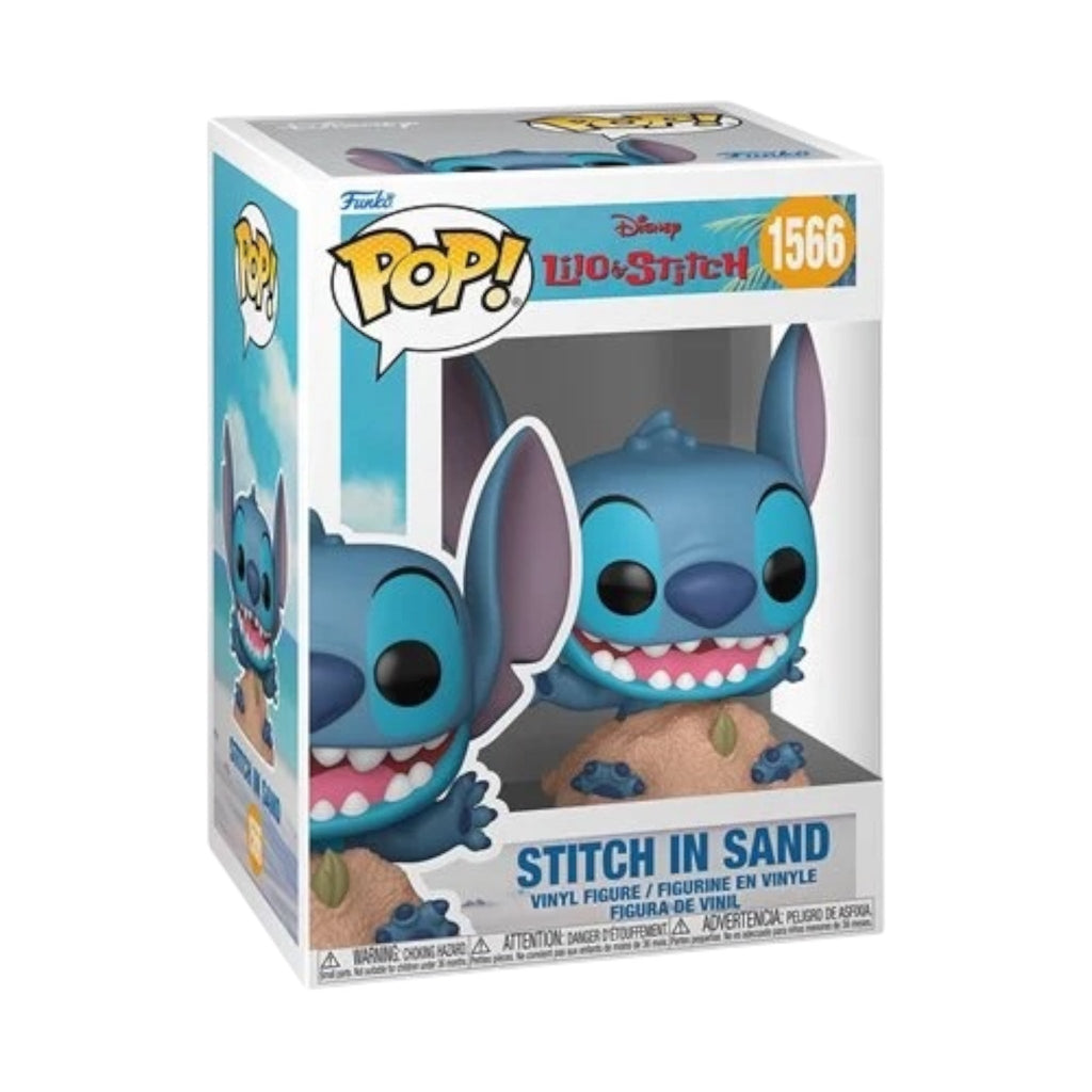 Lilo & Stitch Stitch in Sand Funko Pop! Vinyl Figure #1566 - PRE ORDER - Deep Nerdd