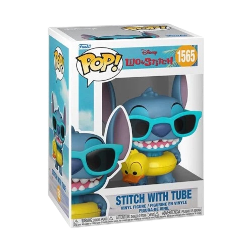 Lilo & Stitch Stitch with Tube Funko Pop! Vinyl Figure #1565 - PRE ORDER - Deep Nerdd