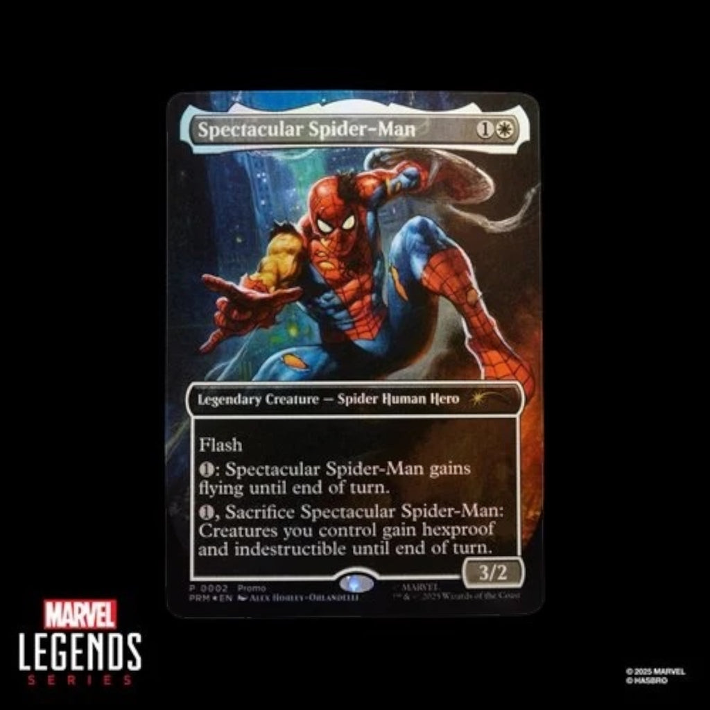 Marvel Legends Series MAGIC: The Gathering Battle - Damaged Spider - Man Action Figure - PRE ORDER - Deep Nerdd