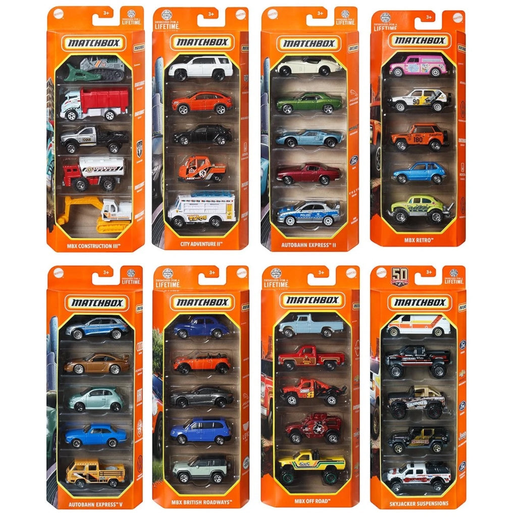 Matchbox Die Cast Cars Matchbox Car Collection 2024 5-Pack Vehicles - PRE ORDER Deep Nerdd