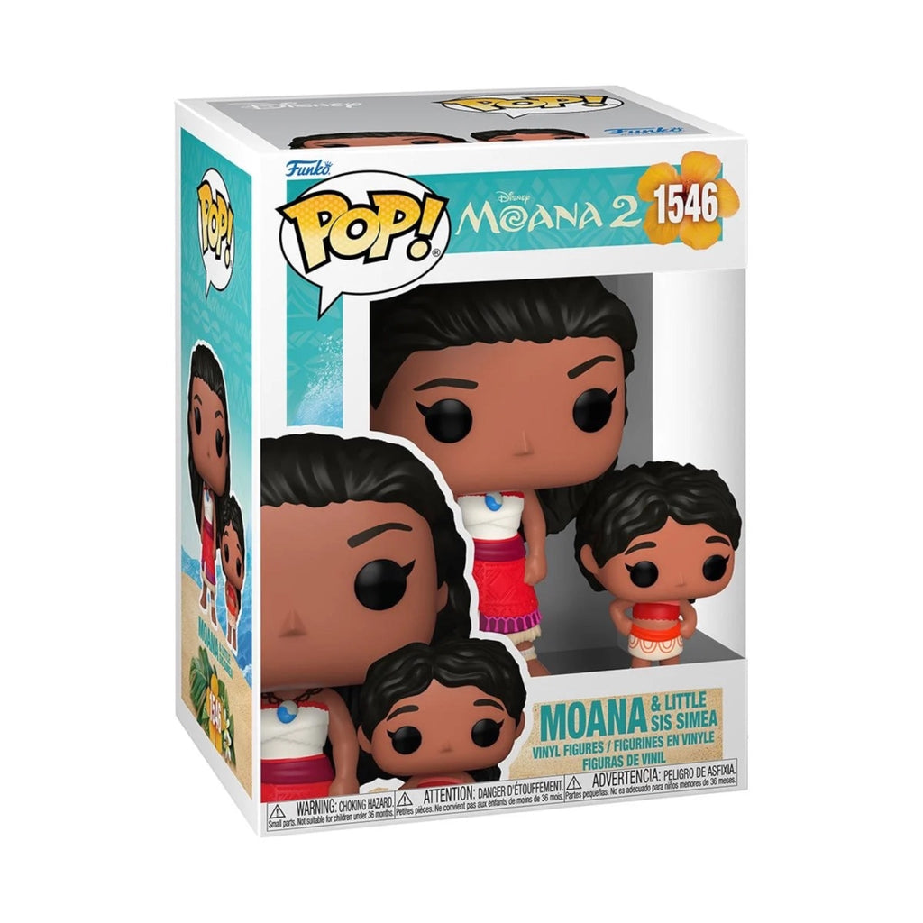 Funko Funko Moana 2 Moana & Little Sis Simea Pop! Vinyl Figure and Buddy - PRE ORDER Deep Nerdd