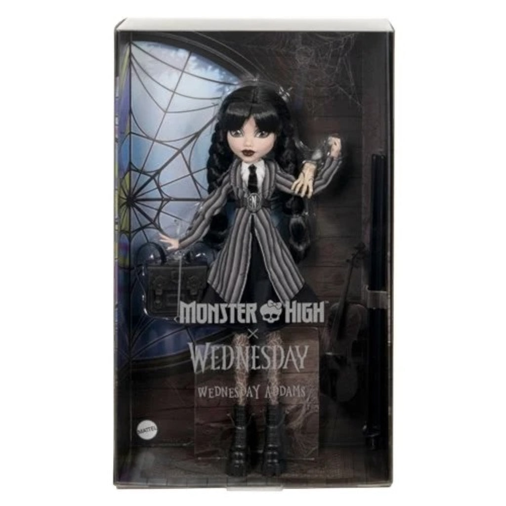 Mattel Mattel Monster High x Wednesday Addams Nevermore Academy Collectible Doll with Thing - PRE ORDER Deep Nerdd