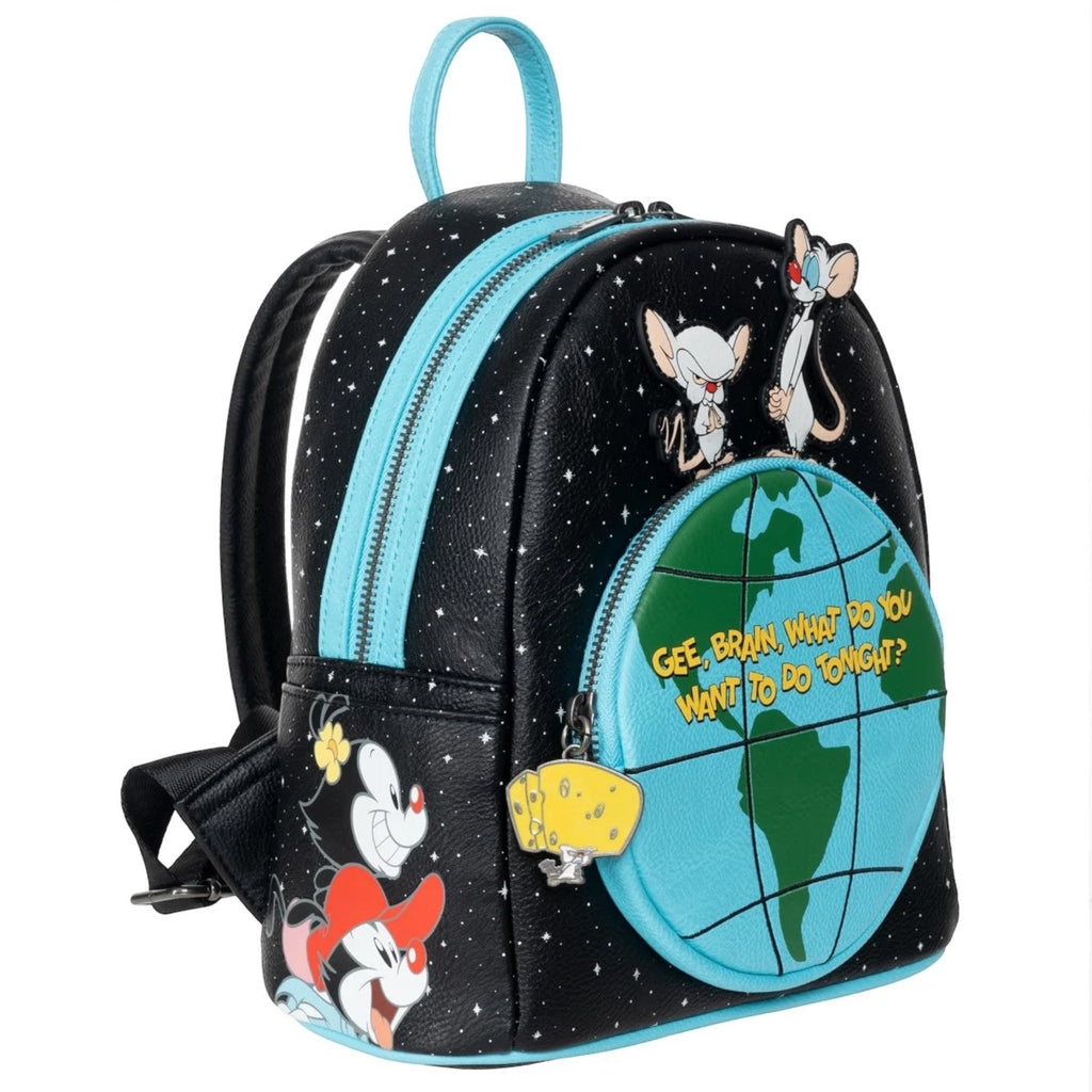 Loungefly Loungefly Pinky and the Brain Glow in the Dark Mini-Backpack - EE Exclusive Deep Nerdd