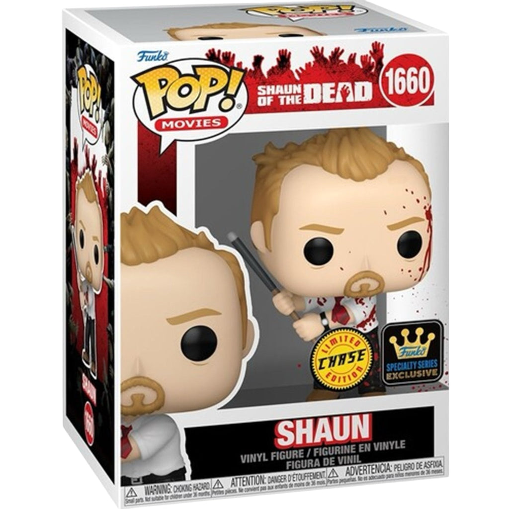 Shaun of the Dead Shaun CHASE Funko Pop! Vinyl Figure 1660 - Deep Nerdd