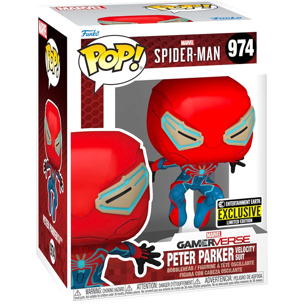Spider-Man 2 Peter Parker Velocity Suit Pop Vinyl EE Exclusive - PRE ORDER - Deep Nerdd