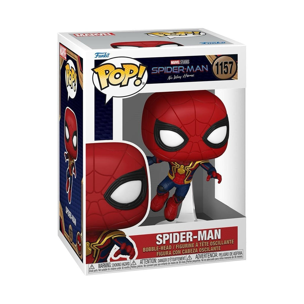 Spider - Man: No Way Home Spider - Man Leaping Pop! Vinyl #1157 - Deep Nerdd