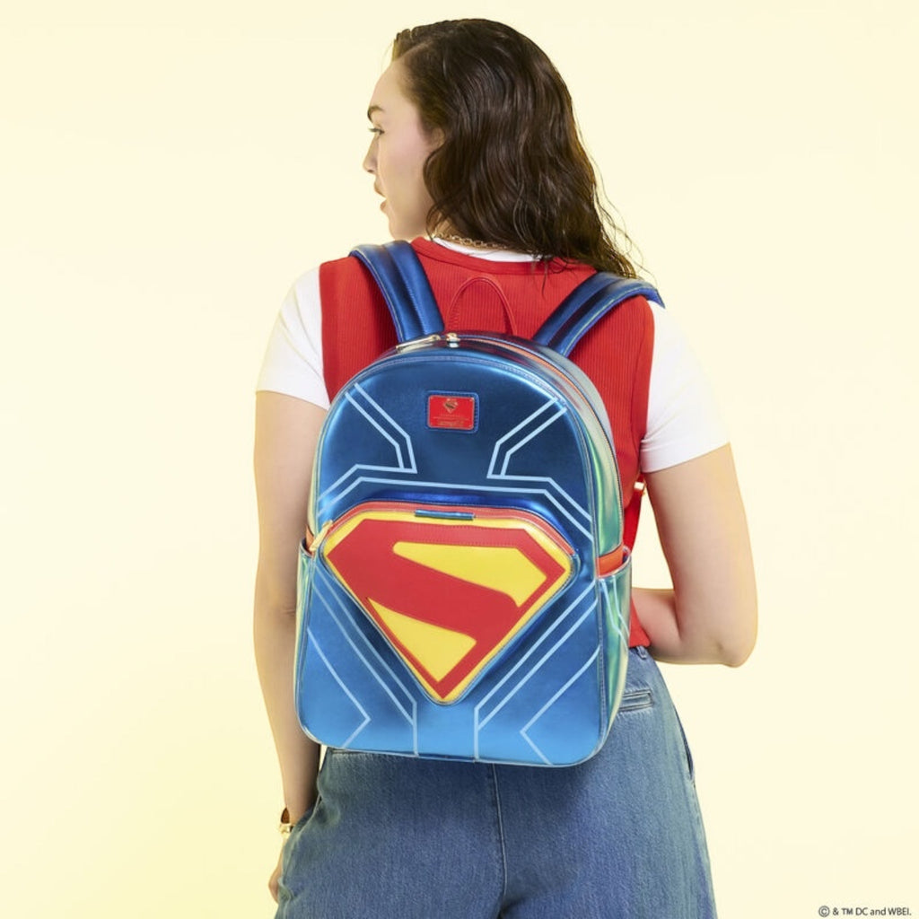 Superman 2025 Loungefly Light - Up and GITD Full - Size Backpack - Deep Nerdd