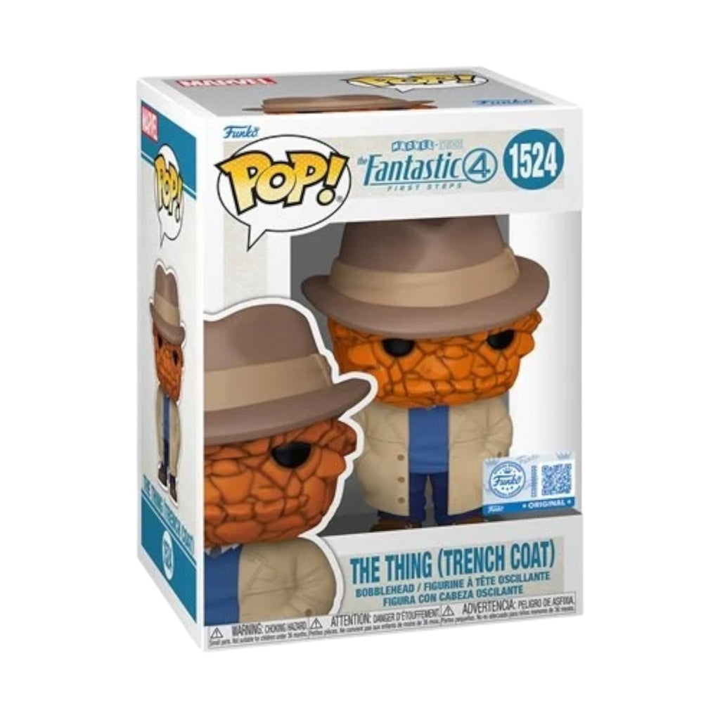 The Fantastic Four: First Steps The Thing (Trench Coat) Funko Pop! Vinyl Figure 1524 - Entertainment Earth Exclusive - PRE ORDER - Deep Nerdd