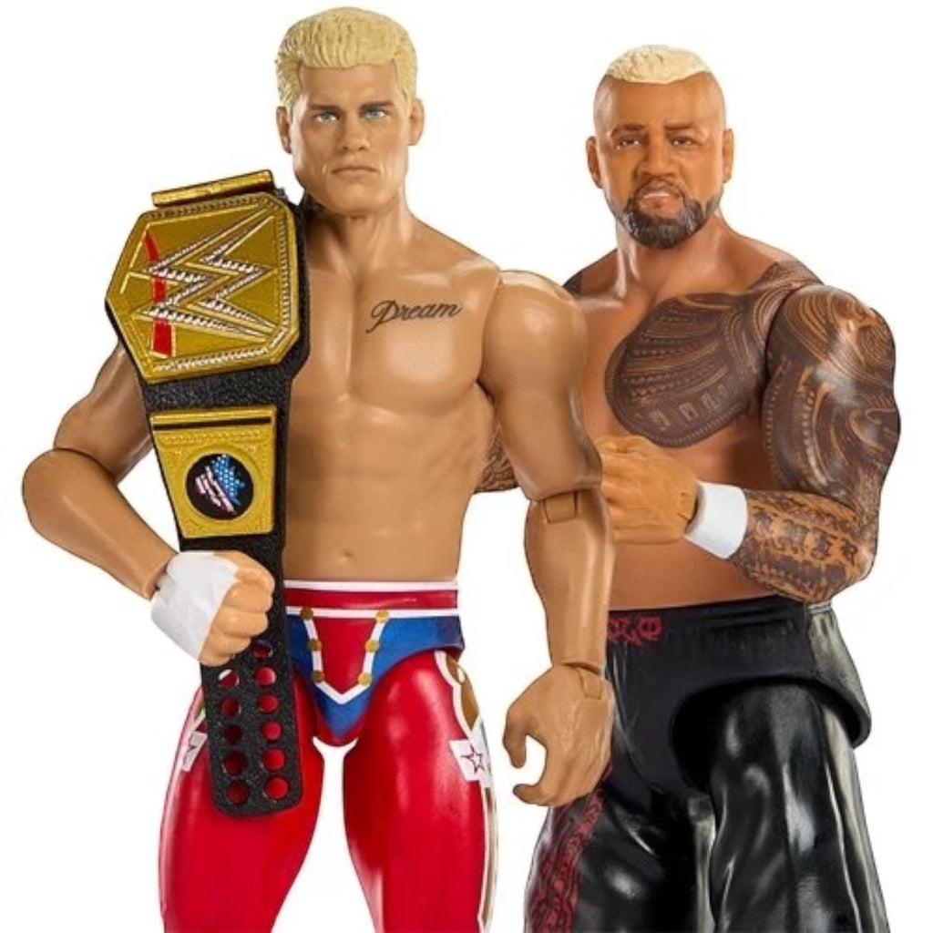 WWE Championship Showdown Series 24 Cody Rhodes vs Solo Sikoa Action Figure 2 - Pack - PRE ORDER - Deep Nerdd