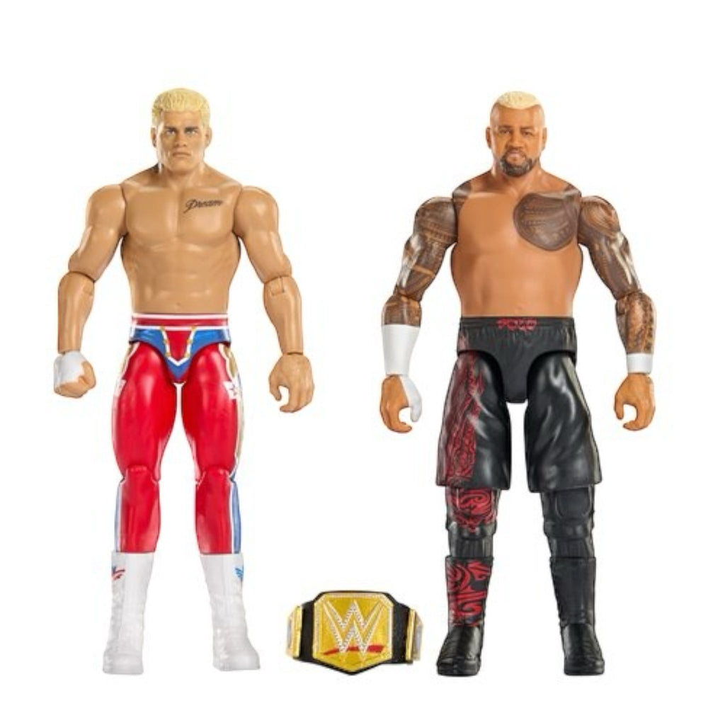 WWE Championship Showdown Series 24 Cody Rhodes vs Solo Sikoa Action Figure 2 - Pack - PRE ORDER - Deep Nerdd