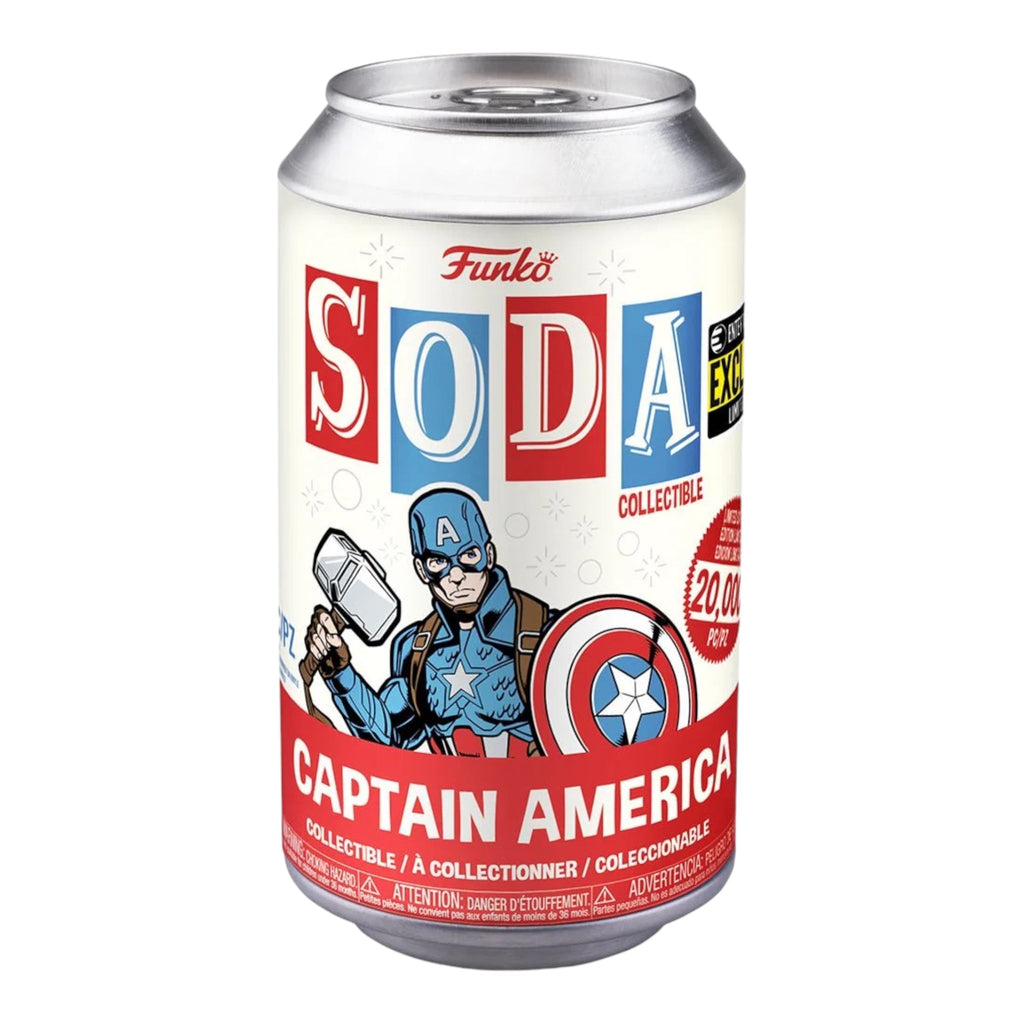 Captain America Vinyl Soda Figure - EE Exclusive - Deep Nerdd