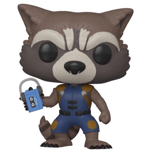 Funko Guardians of the Galaxy Rocket Pop! vinyl figure, Disney Theme Park exclusive, featuring detailed design and vibrant colors.