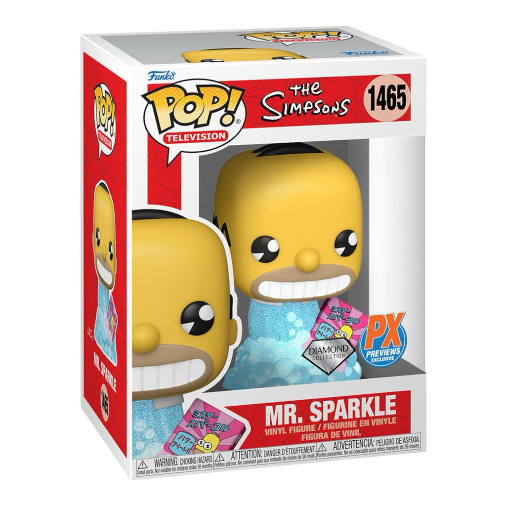 Simpsons Mr. Sparkle Diamond Glitter Pop! Vinyl Figure PX Exclusive - PRE ORDER - Deep Nerdd