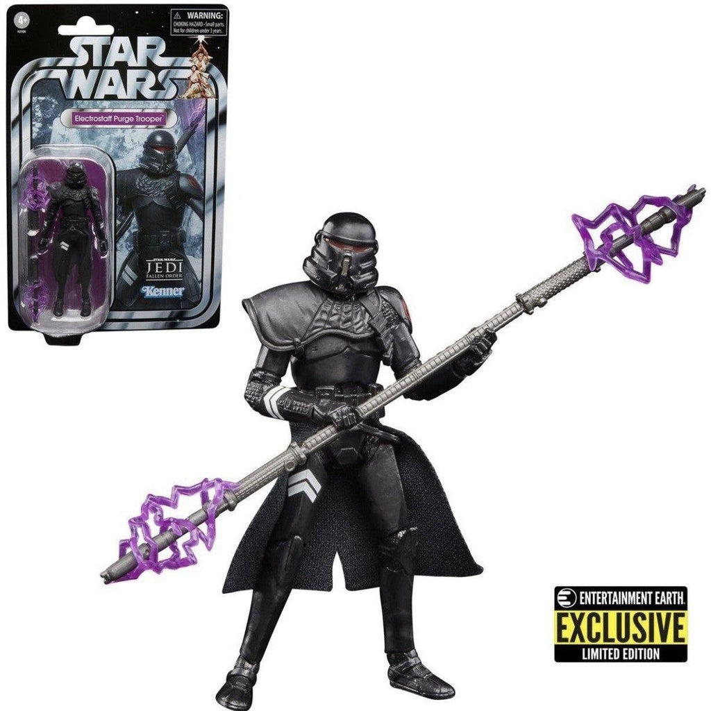 Star Wars Action Figure Star Wars The Vintage Collection Electrostaff Purge Trooper Action Figure - Entertainment Earth Exclusive Deep Nerdd