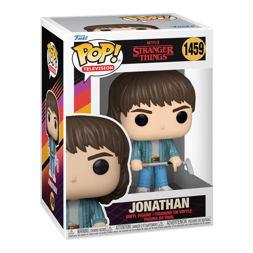 Stranger Things S4 Jonathan with Golf Club Pop! Vinyl Figure - DAMAGE BOX - Deep Nerdd