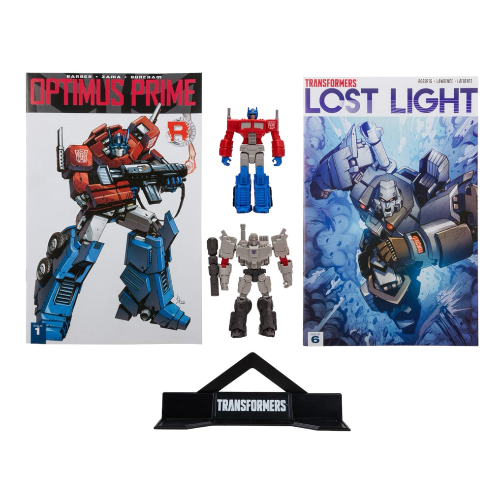 Transformers Optimus Prime and Megatron 3-Inch Figures 2-Pack with Comic - PRE ORDER - Deep Nerdd