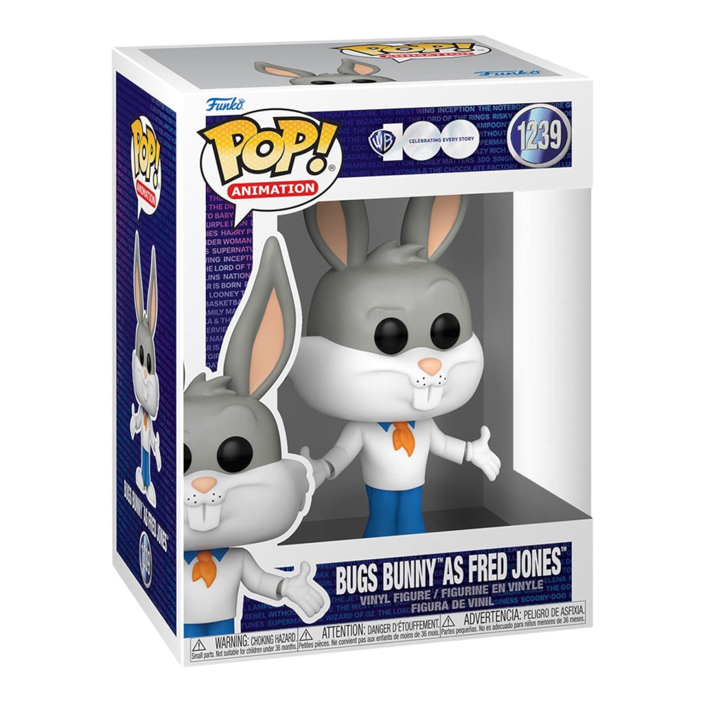 Funko Funko WB 100th Looney Tunes Limited Edition Scooby-Doo Bugs as Fred Pop! Vinyl Deep Nerdd
